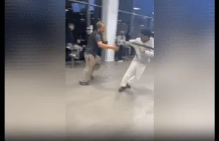 Bro Was Chasing The Guy With A Belt And Got Smacked Hard With It