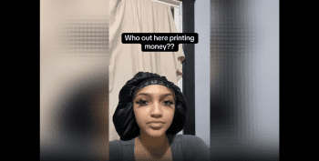 Girl Is Mad Because Nobody Found A Way To Print Money With New Advanced Technology