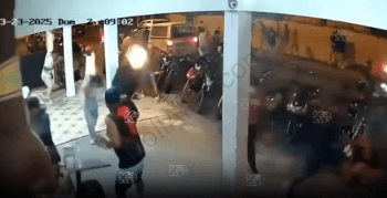 Shotgun Meets Man Outside The Club