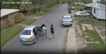 Two Girls Really Pulled Up To A Woman House Just To Do This