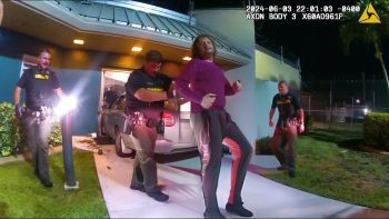 Homeless Man Drove His Car Into A Police Station And Tried To Break Into Jail