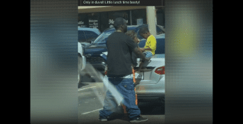 Mother Caught Getting It On With Her Boyfriend In Front Of Her Son In Public