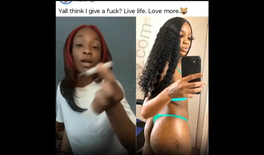 SAD: Pretty Girl Admits That She Smokes Crack And Hits A Crack Pipe On Live After People Kept Exposing Her For Smoking It