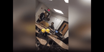 Dude Was Not Playing With A Guy In Class That Refused To Stand Up And Catch Fade