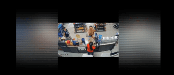 Customer Protects Female Employee From Angry Customer