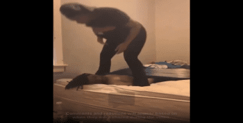 Woman Slaps Her Boyfriend Out His Sleep After She Caught Him Texting Other Girls