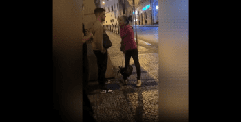 Dude Used His Head Instead Of His Hands After A Woman Kept Putting Hands On Him