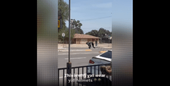 Face First: When Not Wearing A Helmet Goes Wrong While Flexing