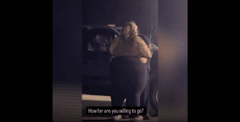 Woman Out Here Giving Out Sloppy With No Shame