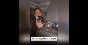 Uber Driver Upped The Blick On A Woman That Refused To Get Out Her Car