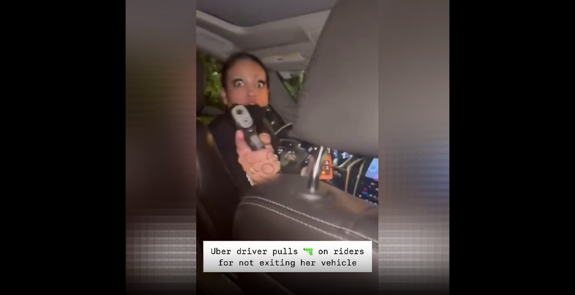 Uber Driver Upped The Blick On A Woman That Refused To Get Out Her Car ...