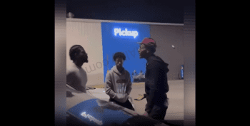 Dude Was Scared To Swing Back Because He Was At His Job And Didn’t Want To Lose It