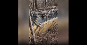 Dude Shows The Car His Grandfather Was Killed In By His Neighbor After Purchasing 17 Acres Of Land For $17.50 Back In 1979