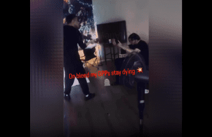 Up And Coming Rapper K4kjonny Caught His Opp Lacking In His Homie Hood And Instantly Let Out Shells