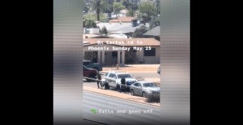 Police Took Down A Guy That Was Reaching For His Gun