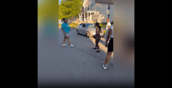 They Had To Jump Big Girl After She Slammed Their Small Friend Like A Bag Of Chips