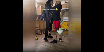 Dude Got Hit With A Mean Headbutt During A Fade