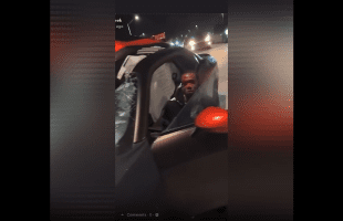 Dude Crash His Car After Speeding And Was Looking For The Girl That Was With Him, But She Flew Out The Car