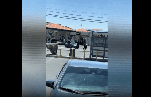 Dude On Drugs Throwed The Wrong Rock At Somebody Car And Got Handled