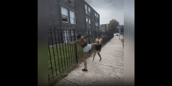 Girl Ended This Fade Quick After Another Girl Kept Speaking On Her Son