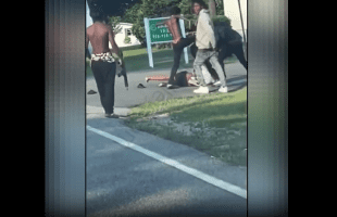 Stud Gets Jumped By A Group Of Men With Straps And Nobody Helped Her