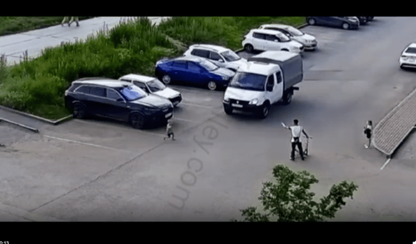 Father Gets Mad At Driver For Hitting His Son After The Father Told Him To Cross The Street While A Car Was Coming