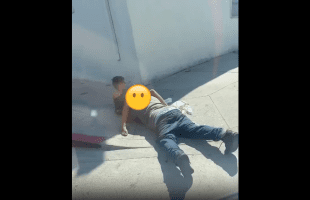 Dude Caught In Sniper Position Going Insane On A Drug Addict Box