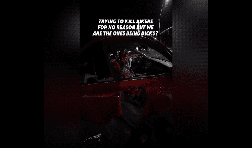 Dude With Young Girlfriend Randomly Pulled A Blick On A Guy That Was On His Motorcycle With His Homies