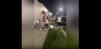 Dude Gets Jumped And Pistol Whipped After he Knocked Out A Girl For Putting Hands On Him During A Altercation With Another Man