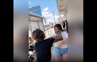 Dude Helps 304 Beat Up A Thick Mexican Woman, After She Came On The Block To Make Money