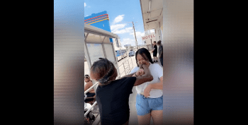 Dude Helps 304 Beat Up A Thick Mexican Woman, After She Came On The Block To Make Money