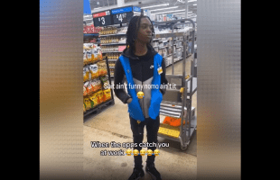 Dude Gets Caught Lacking By His Opps On The Job At Walmart And They Didn’t Spare Him
