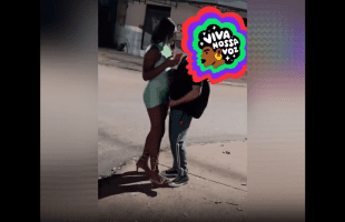 Dude Out Here Jiggling Bells Instead Of Playing In Some Box