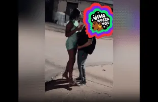 Dude Out Here Jiggling Bells Instead Of Playing In Some Box