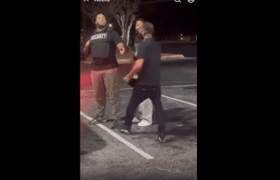 Security Guard Made This Guy Rethink His Actions After Smacking The Shii Outta Him