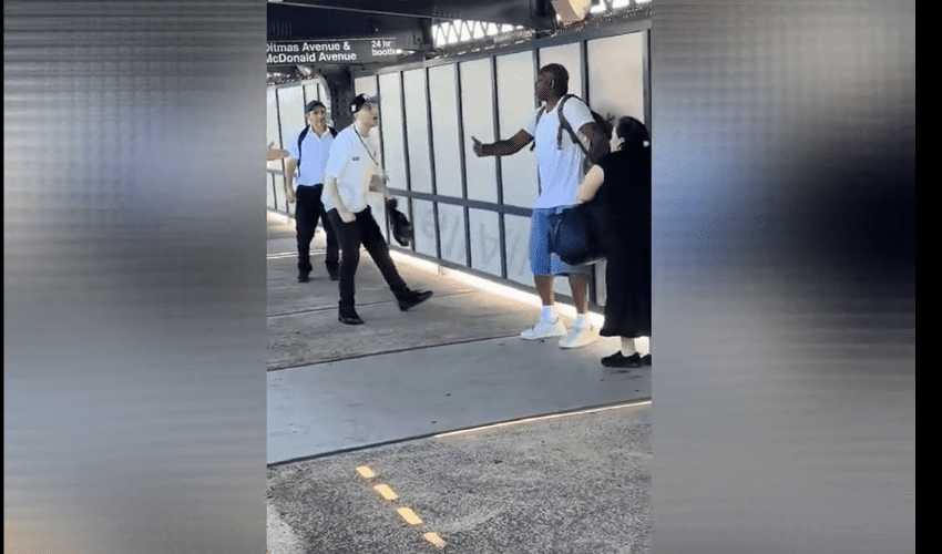 Dude Was Only Trying To Get His Stolen Bag Back From A Woman And They Still Protected Her And Put Hands On Him For Not Letting Go