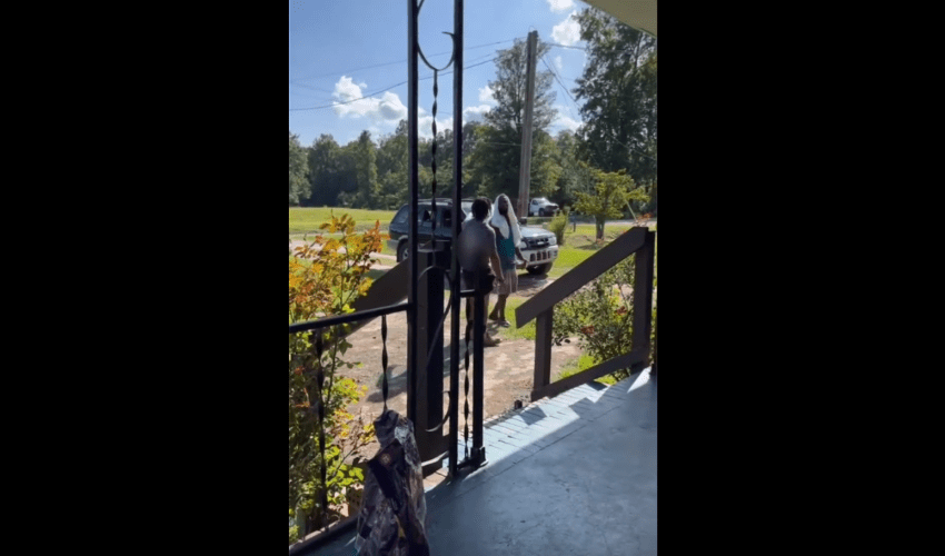 Dude Gets Stretched Out After Disrespecting A Woman And Her Family On Her Property
