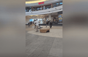 Dude Tried The Wrong Man And Got Slept In The Shopping Mall