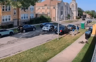 Pull Up And Hop Out After Spotting The Opps Walking