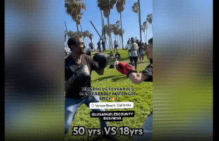 50 Year Old Man Did Not Play With This 18 Year Old Boy In A Boxing Match