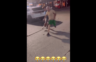 Dude Put Himself To Sleep While Running From A Guy He Disrespected