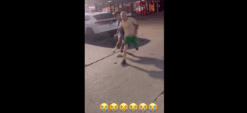 Dude Put Himself To Sleep While Running From A Guy He Disrespected