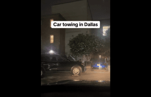 Dude Was Shocked After He Seen A Tow Truck Using Other Techniques To Confiscate A Parked Vehicle In Dallas