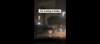 Dude Was Shocked After He Seen A Tow Truck Using Other Techniques To Confiscate A Parked Vehicle In Dallas