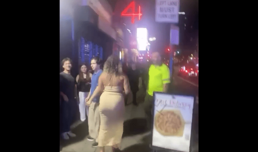 Police Didn’t Care: Woman Thought She Could Randomly Hit A Man In Front Of Police With No Consequences