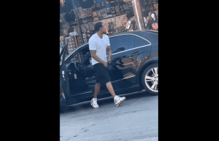 Dude Put On The OG Glove Just To Handle Business After A Guy Kicked His Car During A Argument