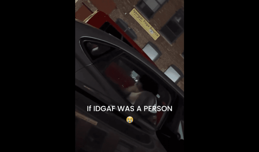 Woman Caught Going Crazy On Her Boyfriend In A No Tint Car