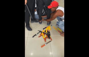 Professional Knife Thief Finally Gets Caught Stealing A Bundle Of Knives