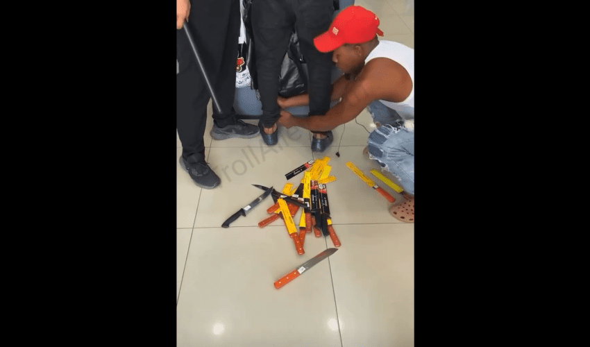 Professional Knife Thief Finally Gets Caught Stealing A Bundle Of Knives