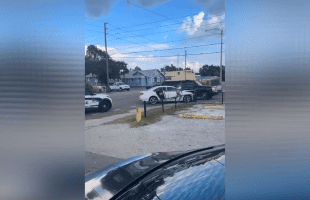 Group Of Girls Crashed After They Tried To Do A Uturn And Run From Police